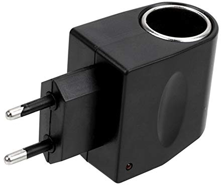 Convertisseur De Puissance De Voiture 220V à 12V,Adaptateur Secteur Allume-Cigare De Voiture pour Alimentation Onduleur AC à DC pour Voiture Van Camion éLectrique,RéGlementations EuropéEnnes