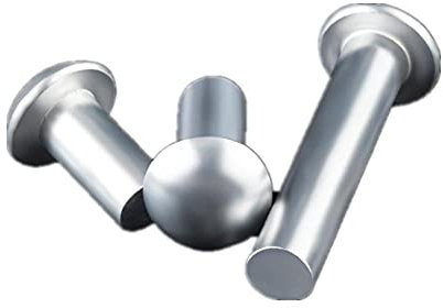 Rivet à tête ronde, coiffe ronde frapper Rivet en aluminium, M3, M4, M5, M6-4 * 10 * 100pcs