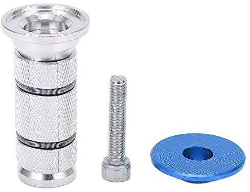 RiToEasysports Remplacement de Filetage de Prise de Compression de Casque de Fourches de Vélo pour Les Fourches Avant de Fibre de Carbone de Vélo de Montagne(Bleu) pièces détachées vélo
