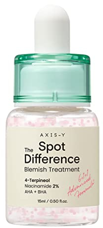 AXIS-Y Spot The Difference Blemish Treatment 15ml Feuchtigkeitsspendende sanfte Aknebehandlung Breakout-Behandlung Aknepflege koreanische Hautpflege.