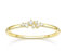 Titaniumcentral Damen Ringe Schmal Vorsteckring Gold Silber 925 14K Vergoldet Schlicht Verlobungsringe eheringe mit Zirkonia (55 (17.5))