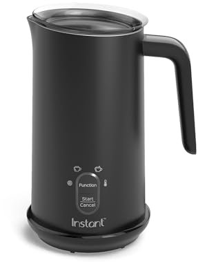 Instant Pot Espumador de Leche Eléctrico 4 en 1 Original, Crea Espuma Fría, Caliente, Ligera o Gruesa o Leche Templada para Latte, Cappuccino, Chocolate Caliente, Matcha, Latte Art