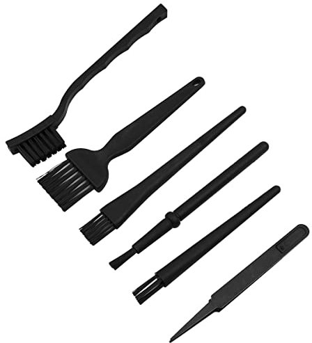 WANGCL 6 en 1 teclado Cepillos Kit Limpieza Eliminación Cepillo Portátil Mango Nylon Anti Estático Cepillos Limpieza Hogar Limpieza