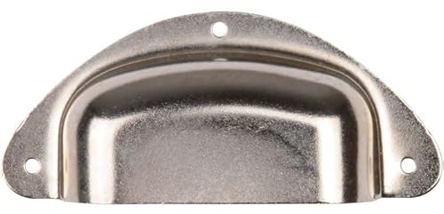 MONIN - TB INDUSTRIE Poignée coquille BROS - nickelée - 94 x 29 mm - 7345