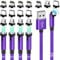 Magnetic Charging Cable, 540° Rotatable [5 Pack, 3 Feet/3 Feet/6 Feet/6 Feet/10 Feet] 3 in 1 Magnetic Charging Cable Nylon Braided Magnetic USB Cable for iPhone/Micro USB/Type C Device - Purple