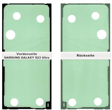 IS-TECK Cache batterie adhésif compatible avec Samsung S23 Ultra SM-S918