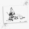 LaserCad Schablonen BANKSY Streetart (B80, Queen Vic, DIN A4) Stencil für Graffiti, Airbrush, Kunst, Deko, zum Malen