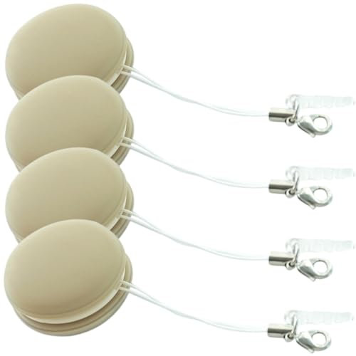 CAXUSD 4pièces Chiffons De Nettoyage pour Écrans De Téléphones Et Lunettes Lot de Forme De Macaron Lingettes Réutilisables Et Absorbantes Idéales pour Écrans Tactiles Et Appareils