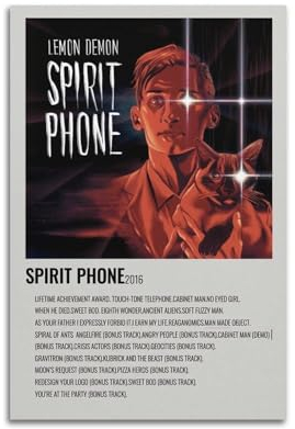 klouds Lemon Demon Album Spirit Phone Poster Dekorative Malerei Leinwand Schlafzimmer Kunst Wohnzimmer Dekor Modern Ästhetisches Poster 30 x 45 cm Unrahmen-Stil