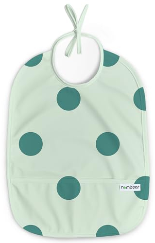 Nombear Wasserdichtes Lätzchen für Baby 6-12 Monate, 1 Packung - Beikost Baby Zubehör, Babylätzchen für BLW