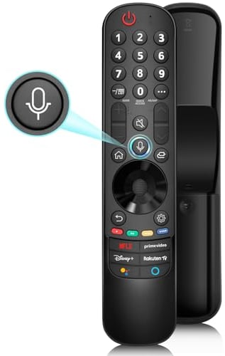Magic Fernbedienung für LG-Smart-TV-Fernbedienung, Universalfernbedienung für LG Smart TV - OLED EVO/OELD/QNED/QLED/NanoCell/UHD 4K 8K TV, mit Sprache & Zeige