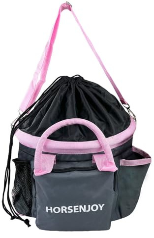 Horsenjoy Putztasche Viva (grau-rosa)