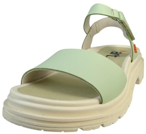 Art 1548 Birmingham, Sandali Bassi Donna, Color Lime, 41 EU