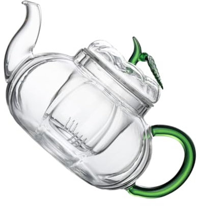 Alipis Service À Thé En Verre 600 Ml Théière Kung Fu Verre Pour Thé Chaud Thé Glacé Et Tisane