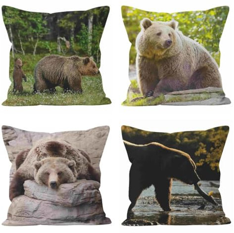 Nimvoya Lin Tapis de Souris Personnalisable avec Repose-Poignet 3XL Mouse Pad 50x50cm, Ours Tapis de Souris Gaming pour Pc 3XL Tapis de Marche Bureau Mini 4Pcs