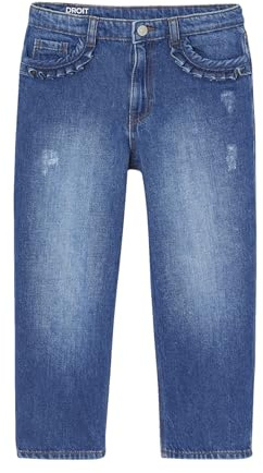 Vertbaudet Gerade Mädchen Jeans, Hüftweite Comfort