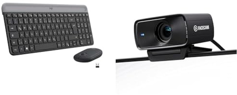 Logitech MK470 Slim Combo & Elgato Facecam MK.2 – Erstklassige Full-HD-Webcam