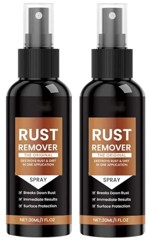 Rostentferner-Spray, zerstört Rost und Schmutz in einer Anwendung, Rostentferner für Metall, Anti-Rost-Ausbügelspray, Eisen-Dekontamination, für Metall, Werkzeuge, Autos (2)