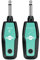 SHAEVLE Kabelloses Gitarrensystem 2,4 GHz, Wiederaufladbarer Gitarr Drahtlos Sender Empfänger, 30M Reichweite, Automatische Frequenzanpassung, für Gitarre, Bass und E-Instrumente