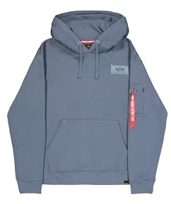 Alpha Industries Herren Back Print Hoodie Kapuzenpullover (1er Pack)