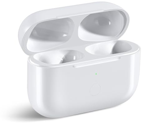 Kabellose Ladehülle, kompatibel mit AirPod Pro 2. und 1. Generation, Air Pod Pro 2 1 Ladehülle mit Bluetooth-Pairing-Synchronisationstaste, Weiß