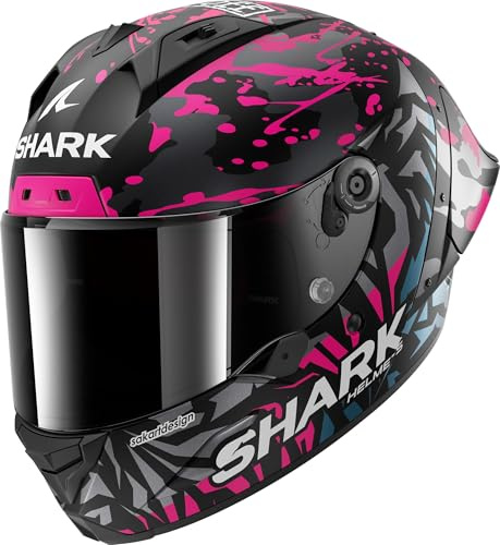 SHARK, Integraler Motorradhelm AERON-GP FIM RACING #2 REPLICA REEDING Black Violet Blue KVB, M