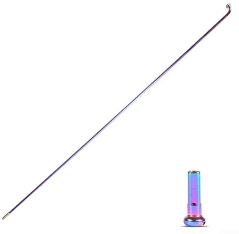 Radios de bicicleta de carretera de acero inoxidable, roscados de 2 0 mm de diámetro, rango de longitud 257 293 mm, diseñado para mantenimiento y estabilidad de ruedas de ciclismo (293 mm)