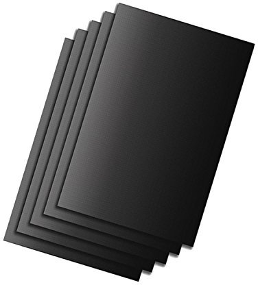 HAC24 5X Dauerbackfolie schwarz Antihaft Backpapier Dauerbackpapier Backfolie