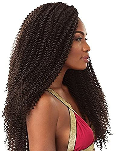 SENSATIONNEL LULUTRESS CROCHET BRAID CORK SCREW 18 (1B)