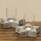 BOLTZE Windlicht Stern aus Beton und Glassäule Ø18 cm Stückpreis