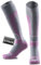 WEIERYA Calze Sci Uomo in Lana Merino - Calze da Sci per Uomo e Donna,Termiche, Antiscivolo, Ideali per Sci, Snowboard e Inverno,2 Paia,Viola,37-40