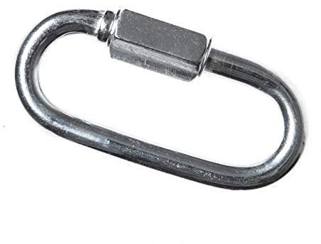 Schraubverbinder Ø 8mm Karabinerhaken Kettennotglied Verbinder Schraubkarabiner