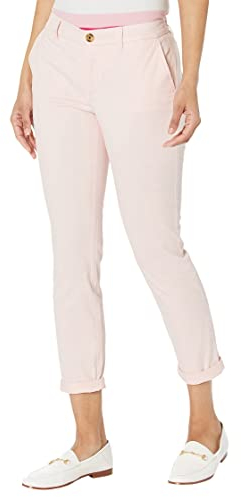 Tommy Hilfiger Pantalon Chino Hampton uni pour Femme, Ballerine Rose, 34