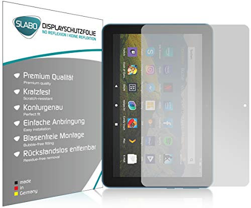 Slabo 2 x Pellicola Protettiva per Display per Amazon Fire HD 8 Tablet (2020) | HD 8 Plus Tablet (2020) Protezione No Reflexion | Anti Riflesso Opaca