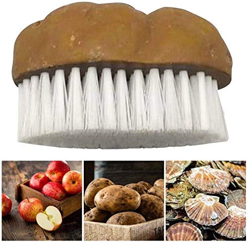 Spazzola Per Verdure, Multiuso Per La Raccolta Della Resina, Patata, Verdura, Frutta, Pulizia, Spazzola - Set Per Pulire La Forma Della Patata, Per Lavare Carote/Patate/Spazzole Per Radici/Cibo