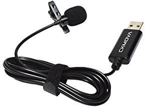 CKMOVA LUM2 - Microfono USB universale Lavalier per Windows & Mac e computer portatile con porta tipo A per zoom metting, SoftTeam e Livestreaming (2 m)