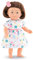 Corolle 9000260030 - Mon Premier Poupon Florolle Eglantine, Weichkörperpuppe mit braunen Haaren, Haargummi und Blumenkleid, Vanilleduft, 32cm, Für Kinder ab 18 Monaten geeignet
