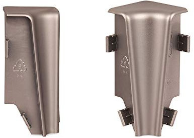 KGM Innenecken für Sockelleiste MEGA-Profil (20 x 58 mm) Anthrazit – Maße: 20 x 58 mm – 2 Stück