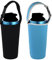 2 Pack Tumbler 30oz Carrier Holder Pouch, Bulckrew Water Bottle Holder Bag with Shoulder Strap, Fit for YETI, Rtic, Atlas, Ozark Trail Cups-Blue&Black