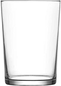 Luminarc - Lot de 12 gobelets en verre - 8,5 x 13 cm - Capacité : 530 ml - Grande durabilité et résistance - Passe au lave-vaisselle