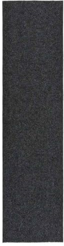 vidaXL Dirt Trapper Carpet Runner - Anthracite Kitchen Rug - 100x400 cm - Durable Polypropylene/PES, Non-Slip Gel Backing, Industrial Style, Ideal for Indoor Use