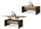 All4All Couchtisch Carlo - Kaffeetisch - Wohnzimmertisch - Sofatisch - ausklappbar - höhenverstellbar - 110x70cm - 05 - Artisan Eiche + Anthrazit