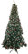 Árbol Pino Navidad Verde nevado 210 cm 1000 Puntas