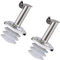 2 Pcs Bottle Pourers Stainless Steel Wine Pourers Oil Vinegar Dispenser Stoppers with Dust Cover Cap for Wine Liquor Olive Oil Syrup Vinegar Bottles