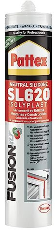 1PEZZO SILICONE NEUTRO PER EDILIZIA E SERRAMENTI 'SOLYPLA ml 300 - bianco RAL 9016