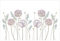 Bilderwelten Fototapete Blumen 255cm x 384cm Modern Natur Allium Blumentapete Vliestapete Tapete Wanddeko Ideen Wohnzimmer Schlafzimmer Küche