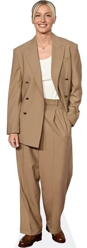 Leah Williamson (Brown Suit) Pappaufsteller lebensgross
