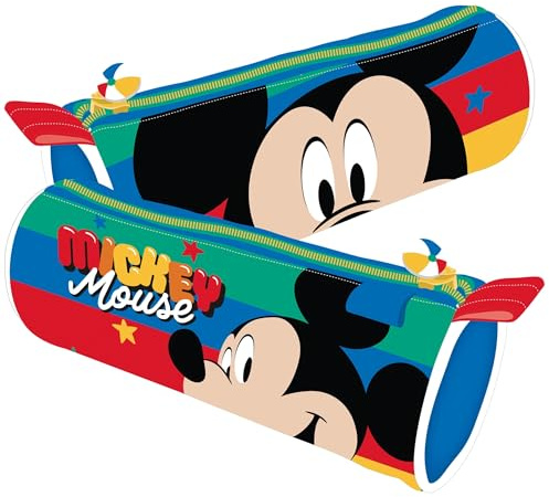 ARDITEX WD16416 Disney Mickey Federmäppchen, zylindrisch, 21 x 7 x 7 cm, Mickey
