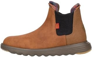 HEYDUDE Branson Classic - Scarpe Uomo Slip-On Stivaletti, Cognac, 45