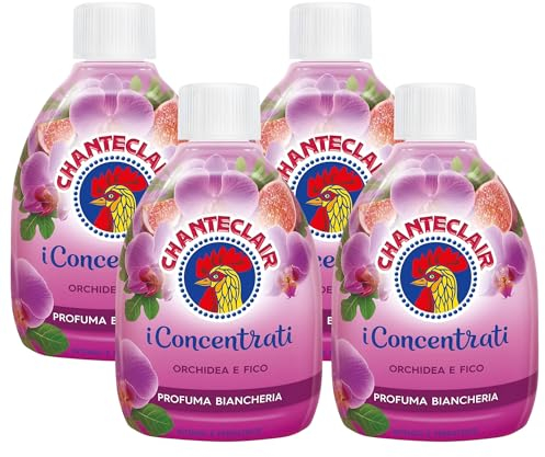 FEI FAN CH I Concentrati, Profuma Biancheria, Orchidea e Fico, Profumo Intenso e Persistente sui Capi - 220 ml (4 unità)